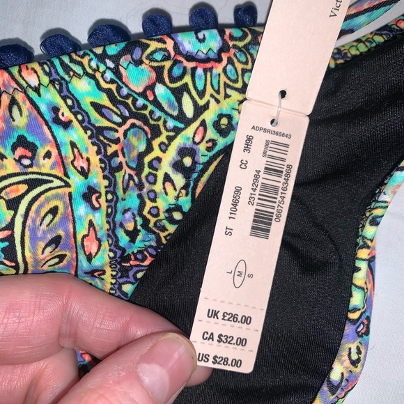 NWT VS Swim Bikini sz 34C top Medium bottom - Picture 7 of 8